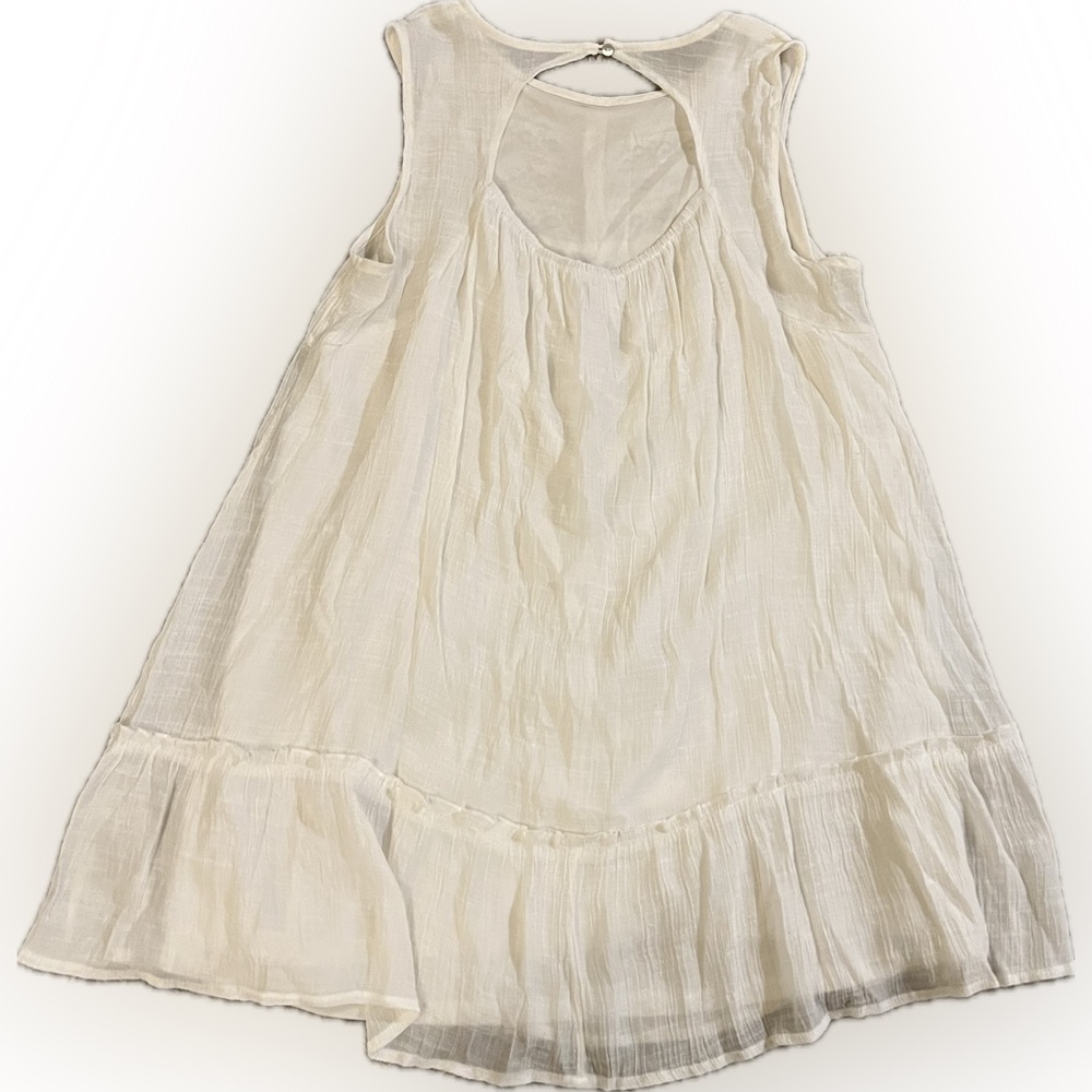 Baevely Chic Cream Sleeveless Mini Dress - Picture 3 of 7